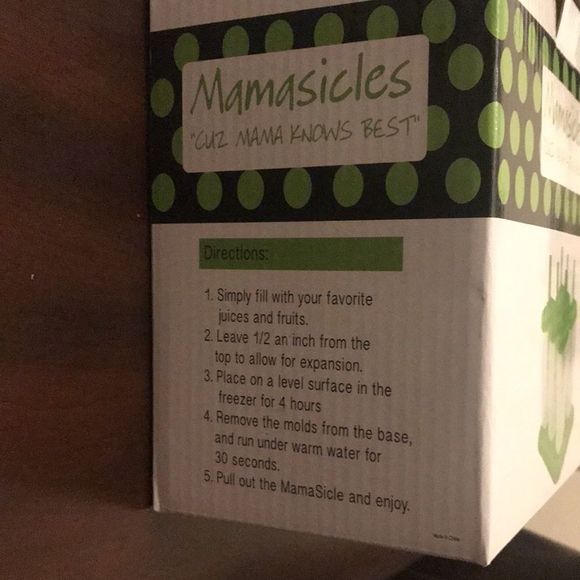 New Set of Six standing Popsicle Maker kitchen kit homemade ice pops summer pack - Picture 6 of 7